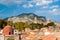 Panoramic view of Palermo with its cathedral and Monte Pellegrino in the background