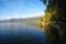 Panoramic view of Pamvotida lake of Ioannina