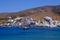 Panoramic view of Panormos village on Tinos Island