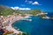 Panoramic view of Parga port, Greece.