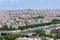 Panoramic View of Paris from EiffelTower, France.