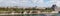 Panoramic view of Paris from Musee d'Orsay rooftop