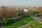 Panoramic view of the Paris skyline from the Parc de Belleville