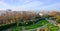 Panoramic view of the Paris skyline from the Parc de Belleville