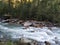 Panoramic view of Parvati river Himachal Pradesh