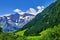 Panoramic view at Pasterze Glacier Grossglockner