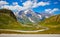 Panoramic view at Pasterze Glacier Grossglockner