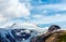 Panoramic view at Pasterze Glacier Grossglockner