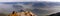 Panoramic view from a peak of Mount Pilatus