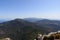 Panoramic view from the peak of mountain Puig de Galatzo in Majorca