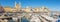Panoramic view at the personal harbour with Church of Saint John the Baptist in Bastia - Corsica,France