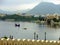 Panoramic view of the Pichola lake, Udaipur, Rajasthan, India