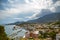 Panoramic view on picturesque port and village of Lacco Ameno, Ischia island