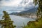 Panoramic view on picturesque port and village of Lacco Ameno, Ischia island