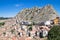 Panoramic view of Pietrapertosa. Basilicata. Italy