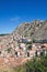 Panoramic view of Pietrapertosa. Basilicata. Italy