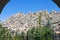 Panoramic view of Pietrapertosa. Basilicata. Italy