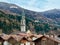 Panoramic view Pinzolo Italy Trentino Alto Adige Rendena valley