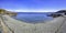 Panoramic view of Pipers Lagoon on Vancouver Island