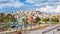 Panoramic view of Piraeus near Athens, Greece