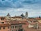 Panoramic view of Pisa cityscape. Rooftops and Miracles Square