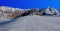 Panoramic View from the piste of Gavarnie Gedre ski resort