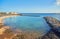 Panoramic view of Playa Blanca