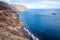 Panoramic view on Playa de Las Gaviotas Beach with black sand and Atlantic Ocean, Tenerife