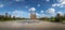 Panoramic view of Plaza Moreno and La Plata Cathedral - La Plata, Buenos Aires Province, Argentina