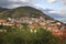 Panoramic view in Pogradec. Albania