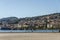 Panoramic view of the port and city of lixouri on the island of