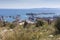 Panoramic view of the port of Perama region Greece from high