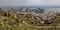 Panoramic view of the port of Perama region Greece from high