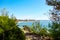 Panoramic view of Portimao city, Portugal