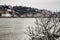 Panoramic view of Porto city from Douro river