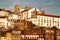 Panoramic view of Porto city from Douro river