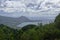 A panoramic view of Portsmouth town. Dominica, Lesser Antilles