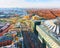 Panoramic view on Potsdamer Platz and downtown of Berlin