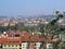 Panoramic view of prague, television tower