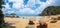 Panoramic view of Praia do Cachorro Beach at Vila dos Remedios -