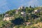 Panoramic view of Praia a Mare. Calabria. Italy.