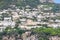 Panoramic view of the Praiano city, Italy