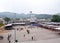 The panoramic view of the premises of Tirupati Balaji Temple, Tirumala