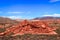 Panoramic View of the Preserved Native American Ruins, Wupatki National Monument in Arizona