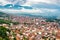 Panoramic view on Prizren city, Kosovo