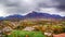 Panoramic view of province Salzburg, Austria during Fall