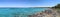 Panoramic view of Punta Perdiz, close to Playa Giron located in the Bay of pigs or Bahia de cochinos, Cuba