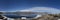 A panoramic view from Qikiqtarjuaq, a Inuit community in the high Canadian arctic located on Broughton Island