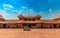 Panoramic view of Queen`s Palace or Jodha bai`s palace in Fatehpur Sikri .