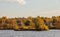 Panoramic view of Quincy Reservoir near Denver, Colorado